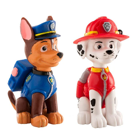 Figuras para Bolo Marshall e Chase – Patrulha Pata