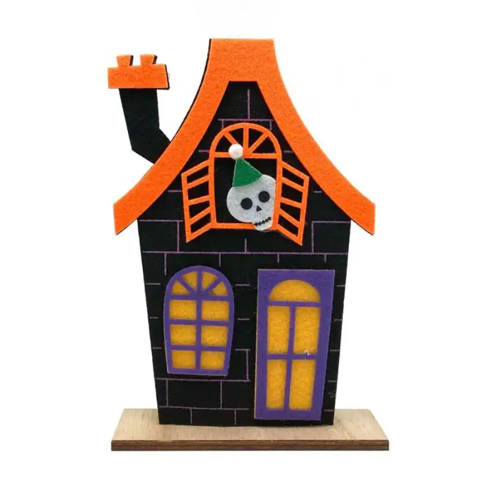 Casa feltro Halloween 1