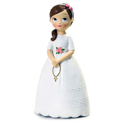 Figura para Bolo Menina com Terço