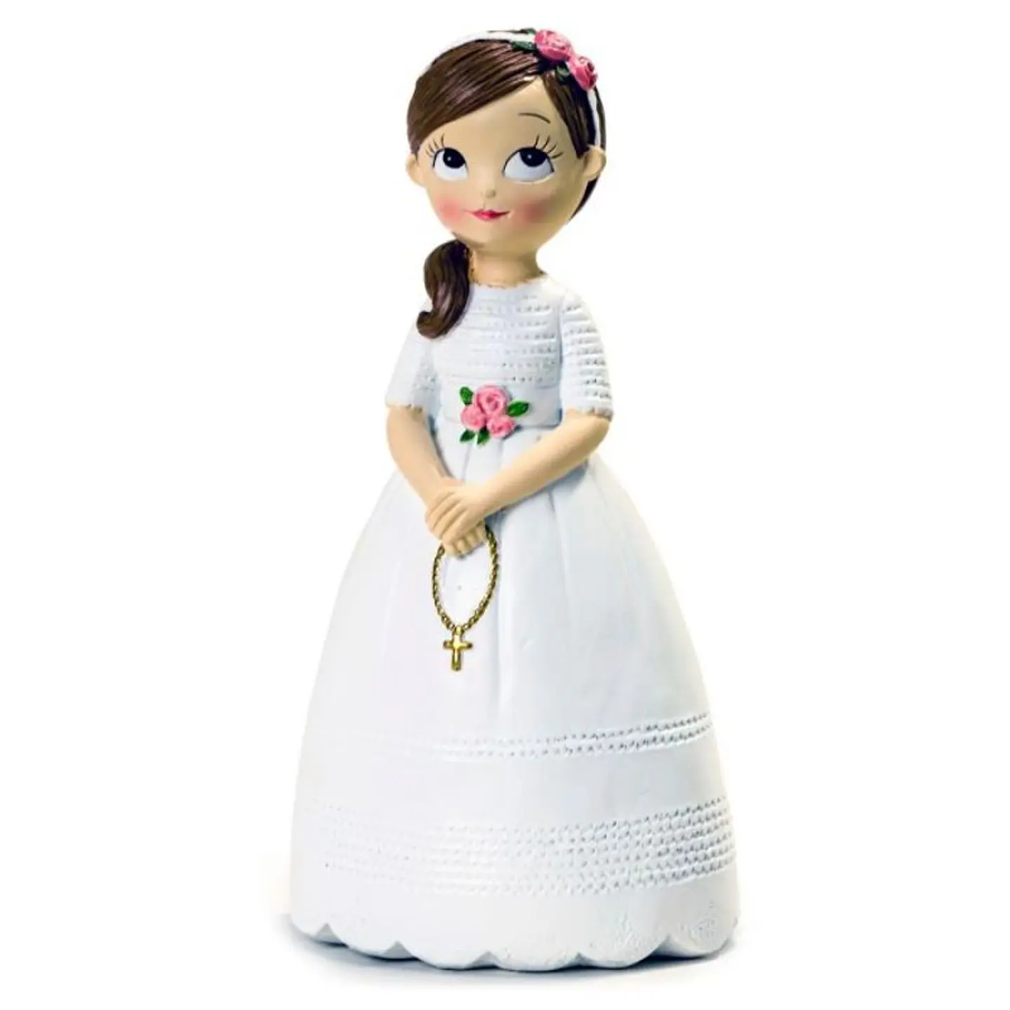 Figura para Bolo Menina com Terço 1