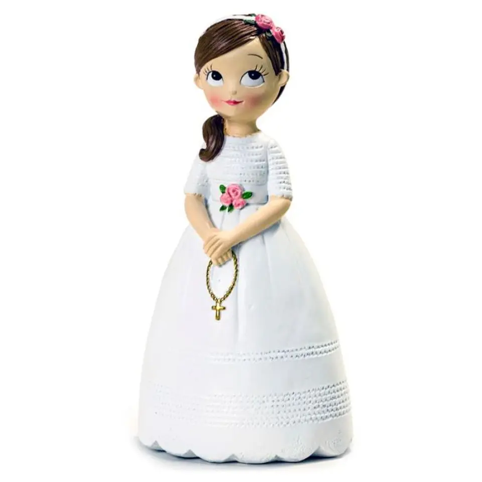 Figura para Bolo Menina com Terço 1