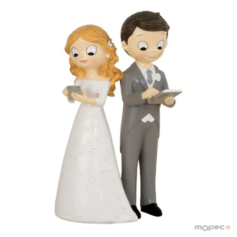 Figura para Bolo Noivos Teconológicos 1