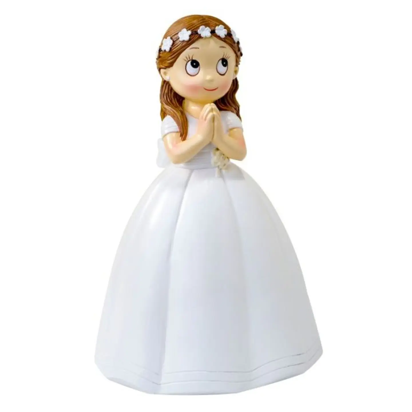 Figura para Bolo Menina coroa flores 1
