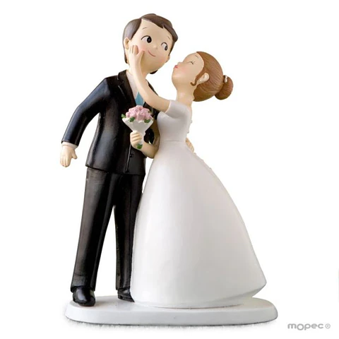 Figura para Bolo Noivos fofinhos