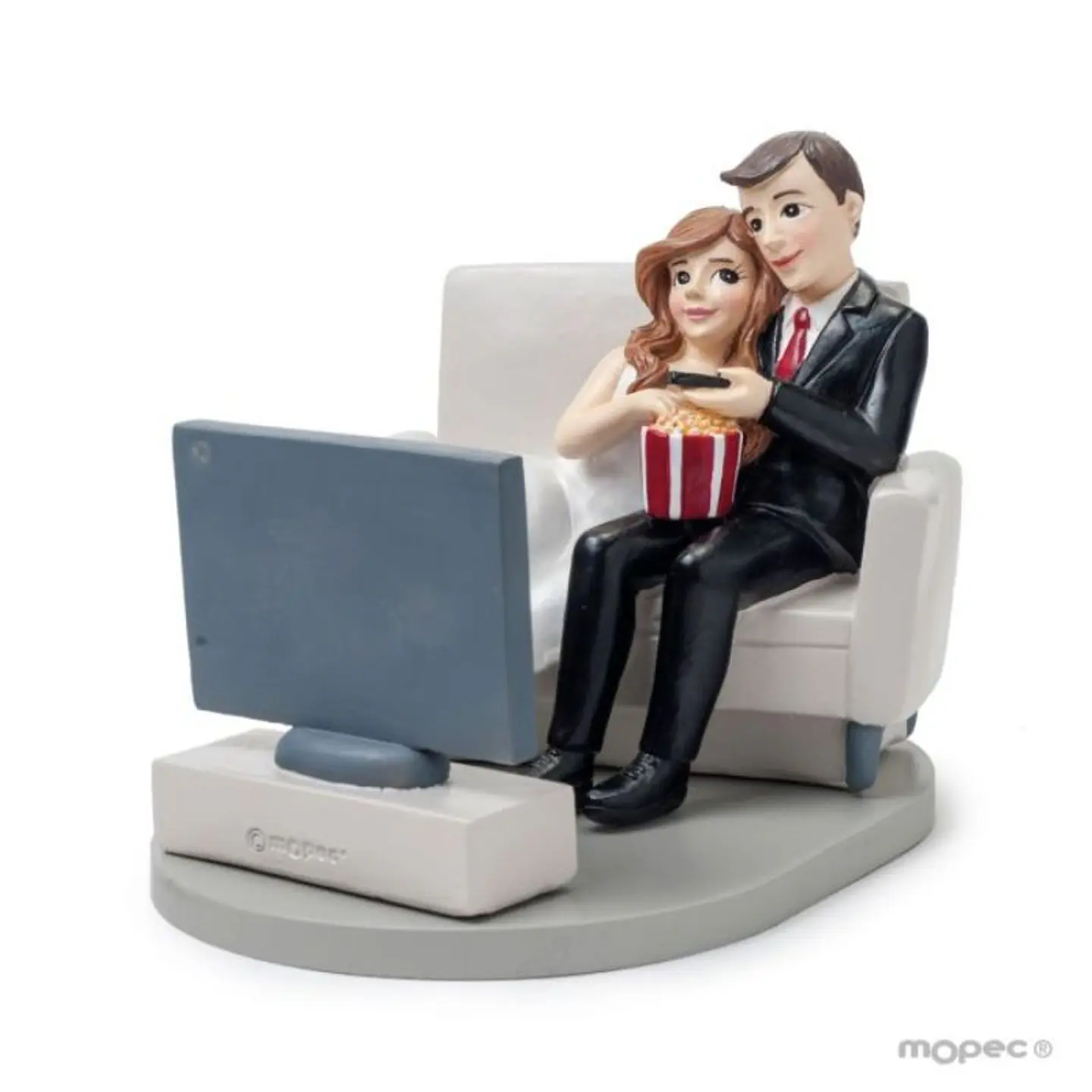 Figura para Bolo Noivos Wedflix 1