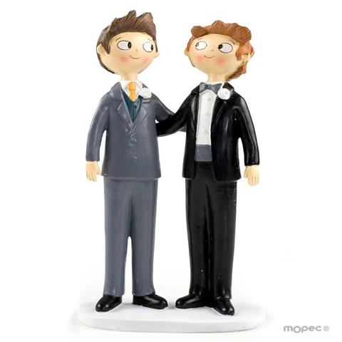 Figura para Bolo Casamento Boys