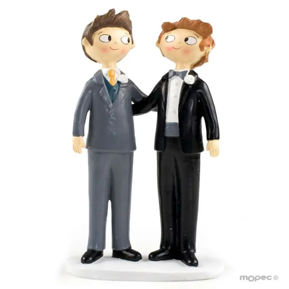 Figura para Bolo Casamento Boys 1