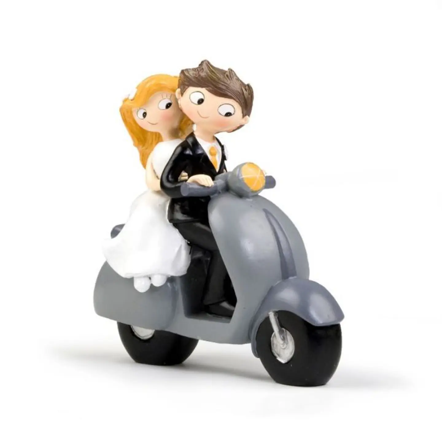 Figura para Bolo Noivos Scooter 1