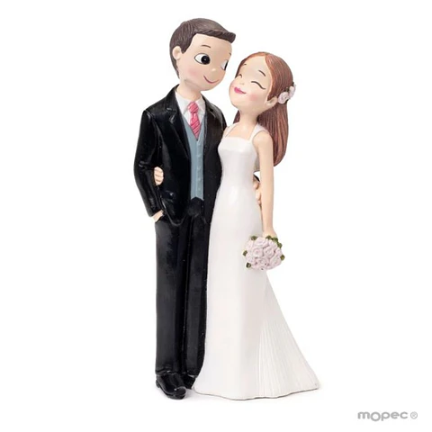 Figura para Bolo Noivos amorosos