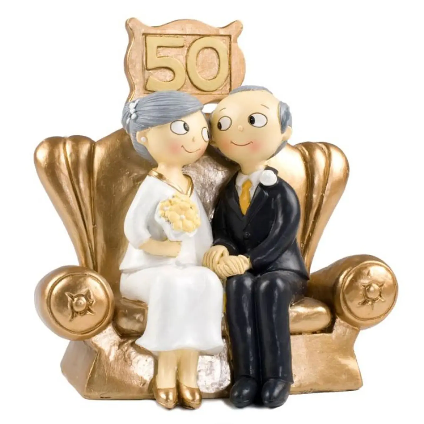 Figura para Bolo Bodas de Ouro 1