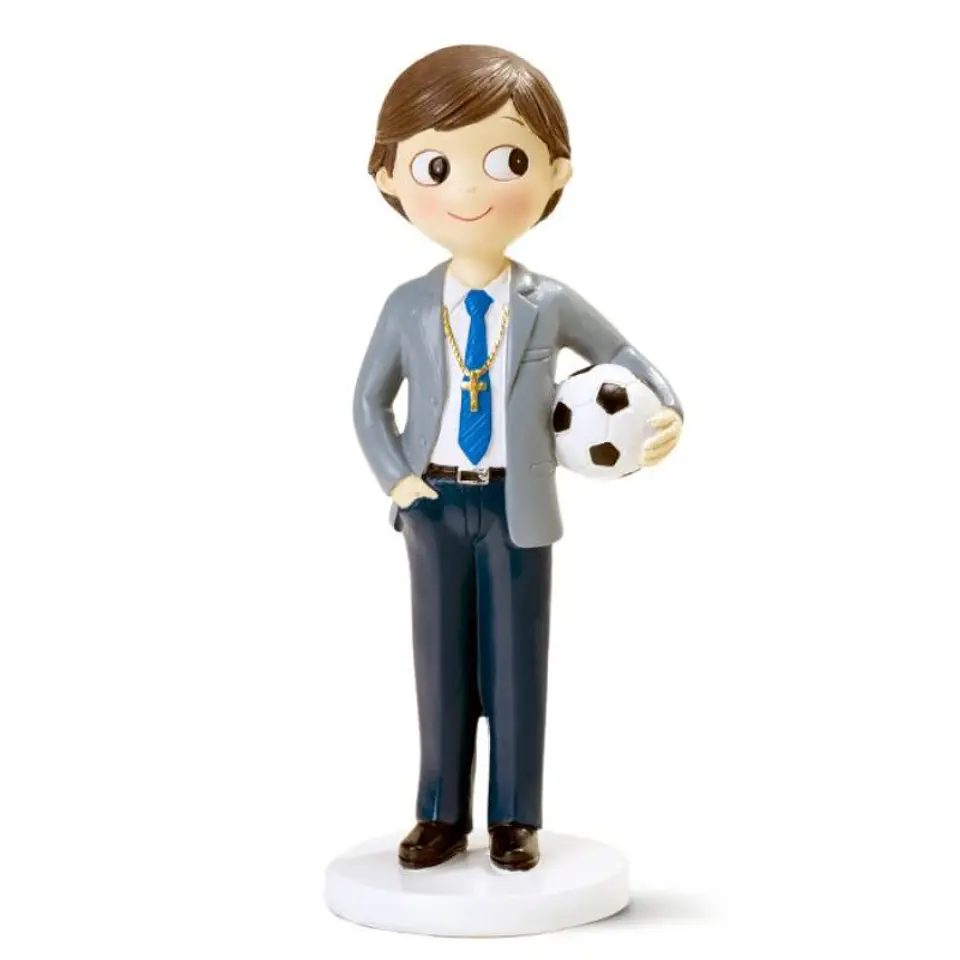 Figura para Bolo Menino Futebol 1