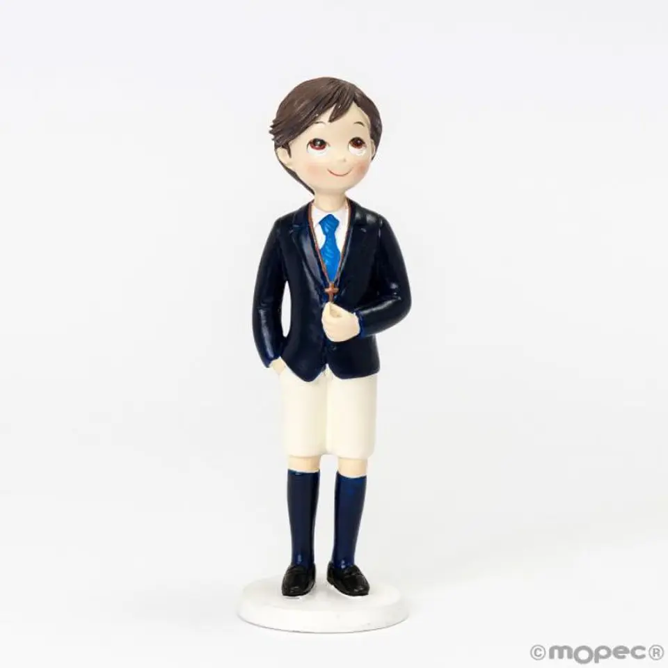 Figura para Bolo Menino Moreno Calções 1