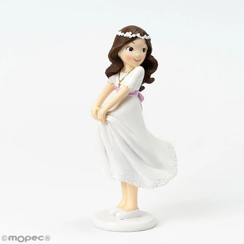 Figura para Bolo Menina Alegre