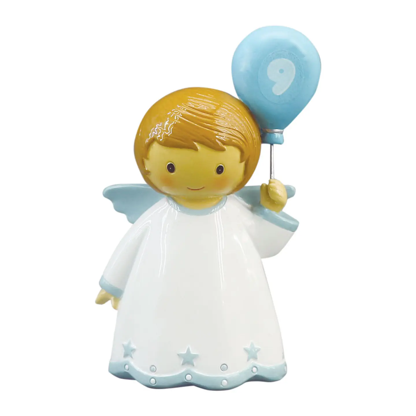 Anjo da Guarda c/ balão Aniversário azul 1
