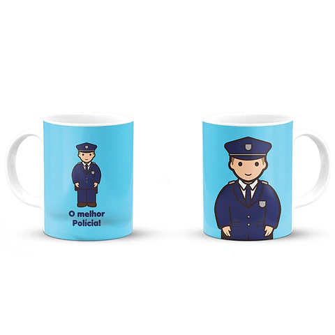 Canecas profissões, Polícia