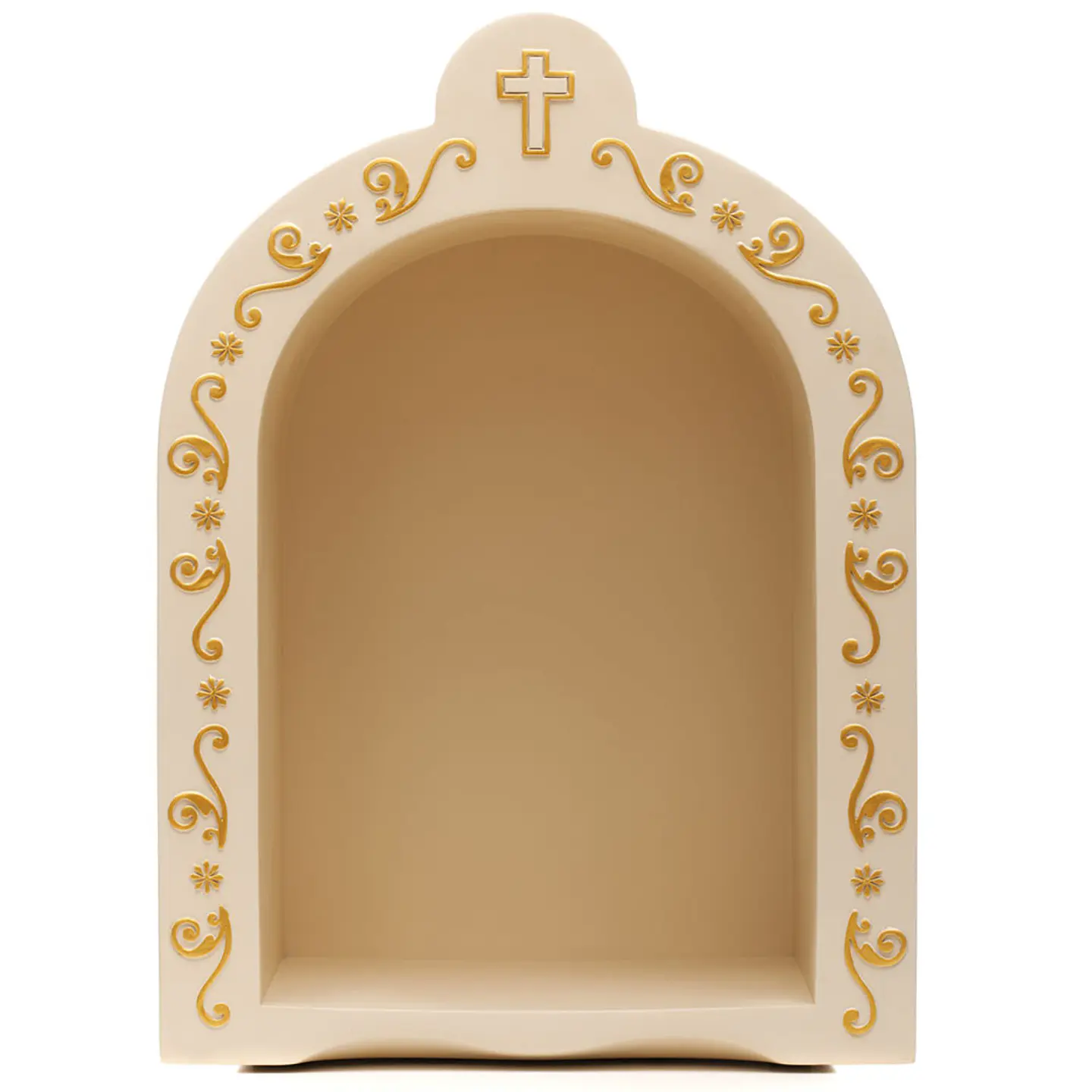 Oratório pintado dourado, tamanho grande 1