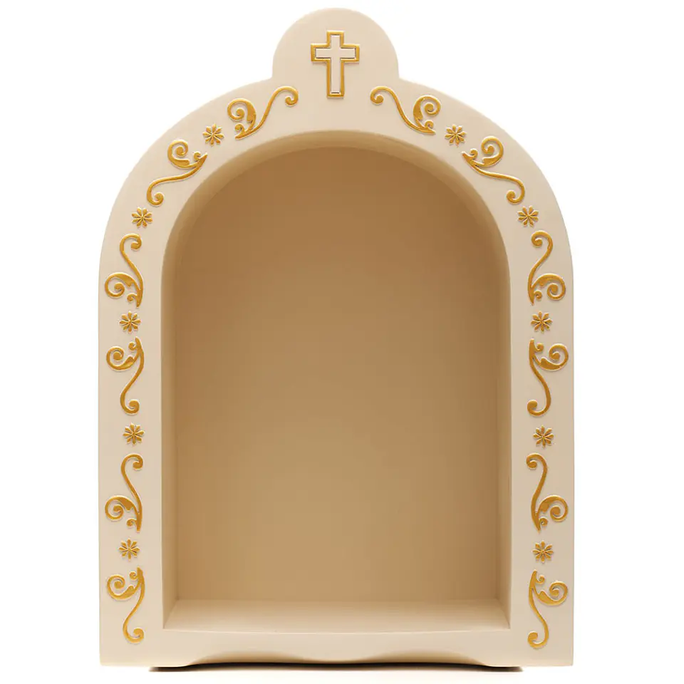 Oratório pintado dourado, tamanho grande 1