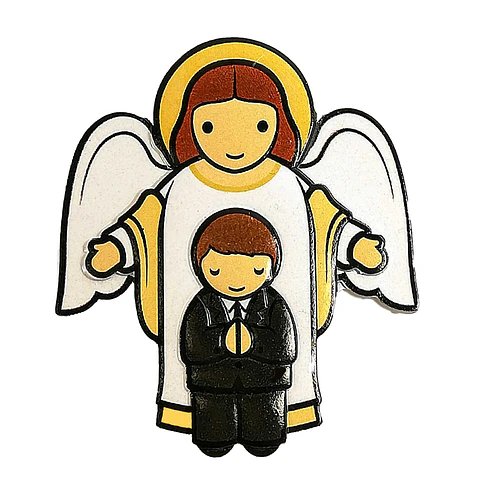 Íman Anjo da Guarda, Comunhão com menino