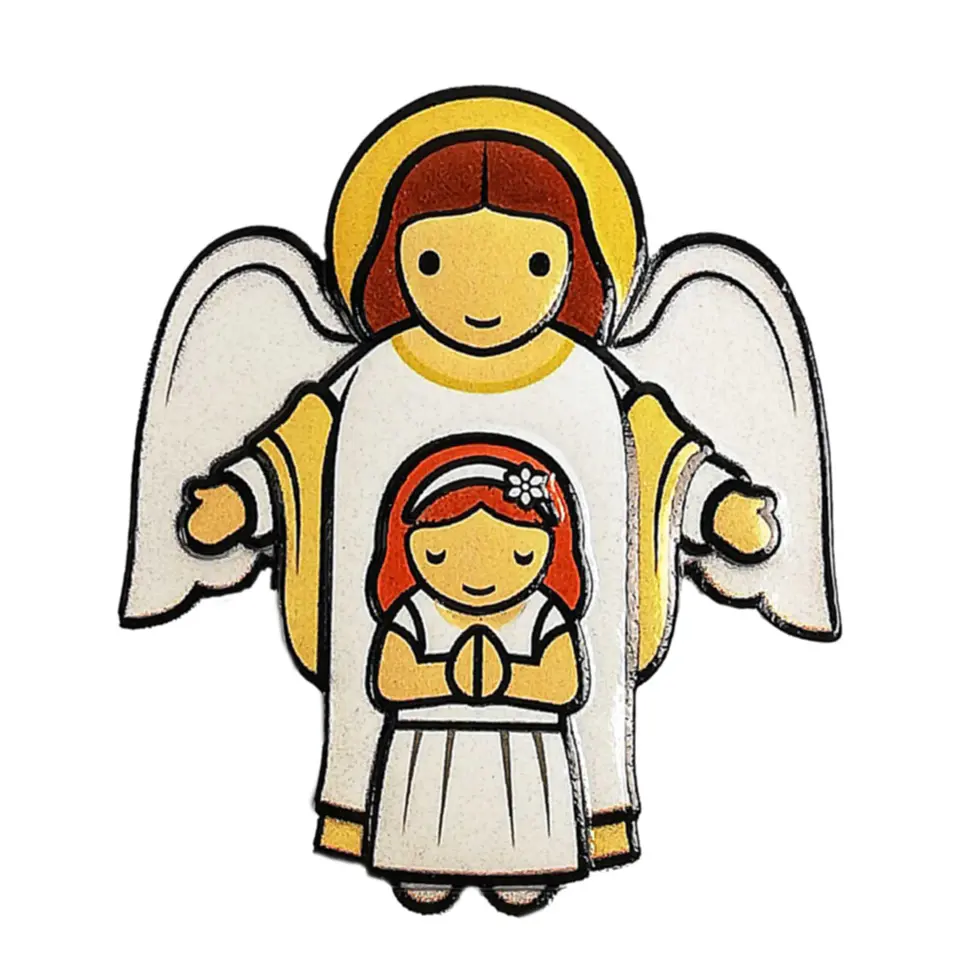 Íman Anjo da Guarda, Comunhão com menina 1