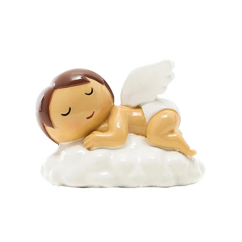 Anjo Protector deitado na nuvem