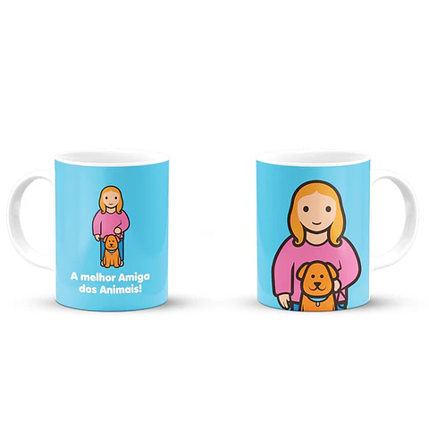 Canecas profissões, A melhor Amiga dos Animais-Cão