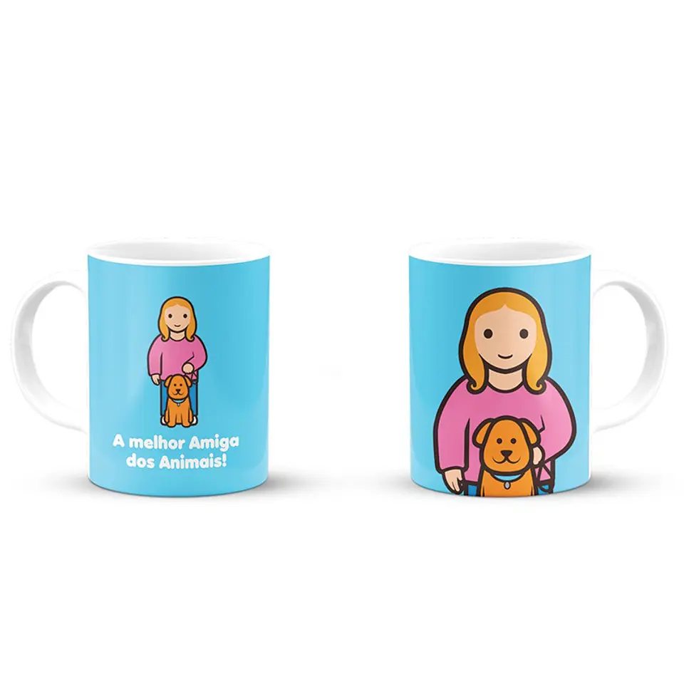 Canecas profissões, A melhor Amiga dos Animais-Cão 1
