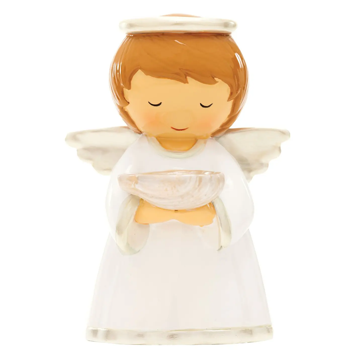 Batismo - Anjo da Guarda Pérola (M-12cm) 1