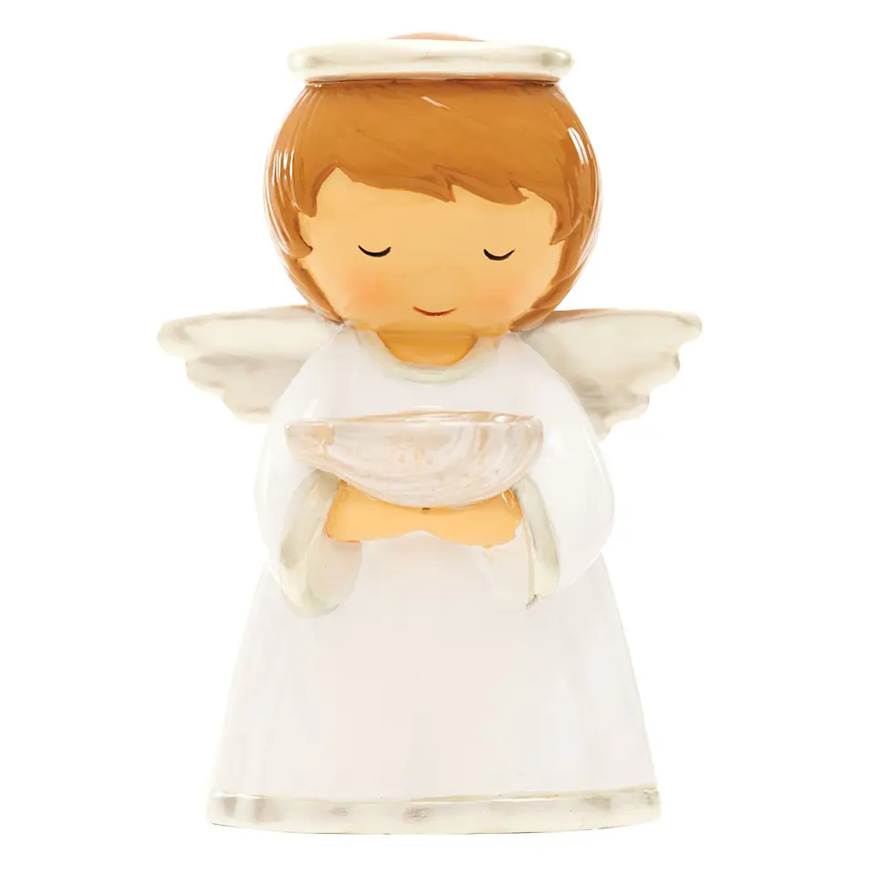 Batismo - Anjo da Guarda Pérola (M-12cm) 1