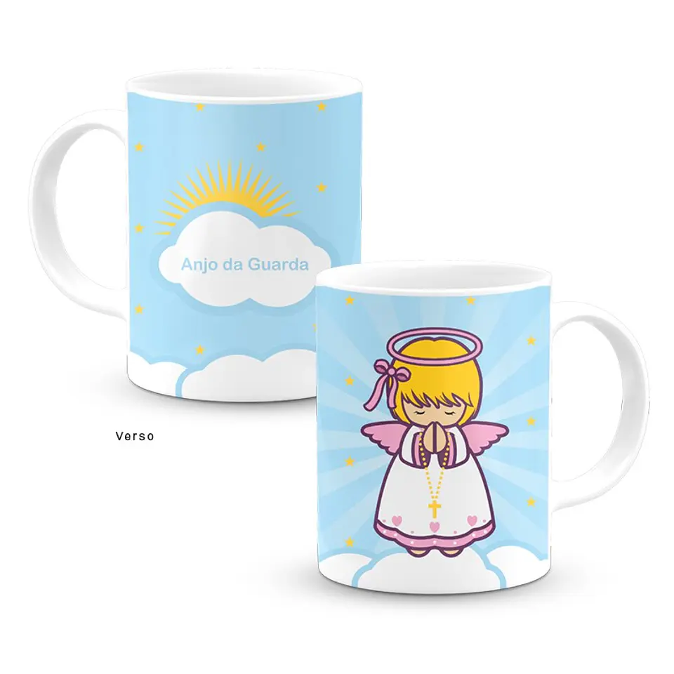 Caneca, Anjo da Guarda (Rosa) 1