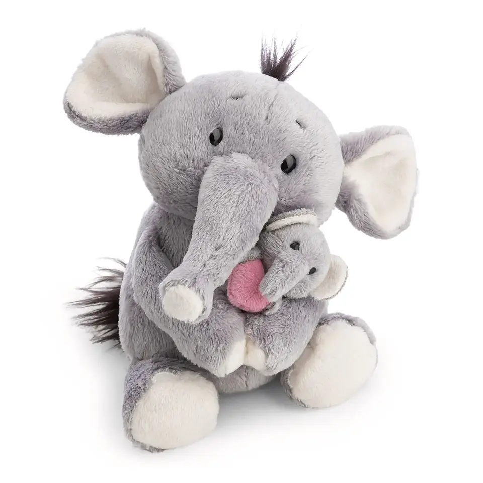 Little & Me | Peluche Elefante 20cm, c/bebé de 6cm 1