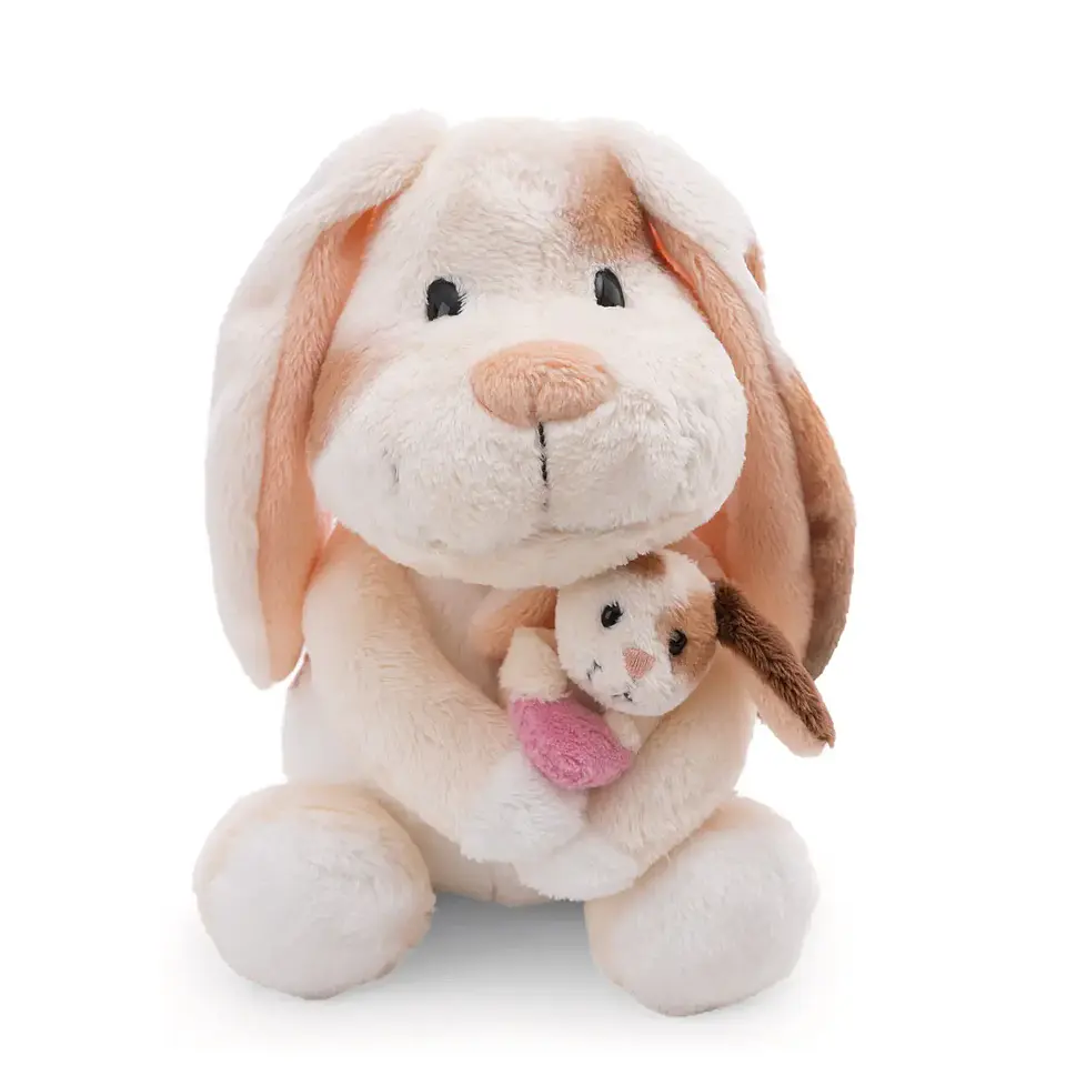 Little & Me | Peluche Coelho 20cm, c/bebé de 6cm 1