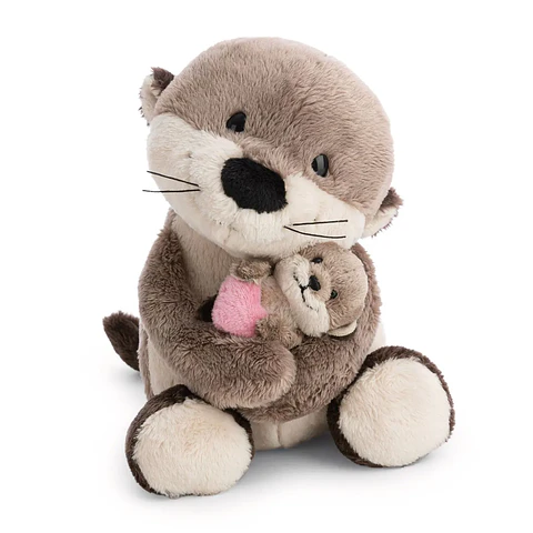 Little & Me | Peluche Lontra 20cm, c/bebé de 6cm