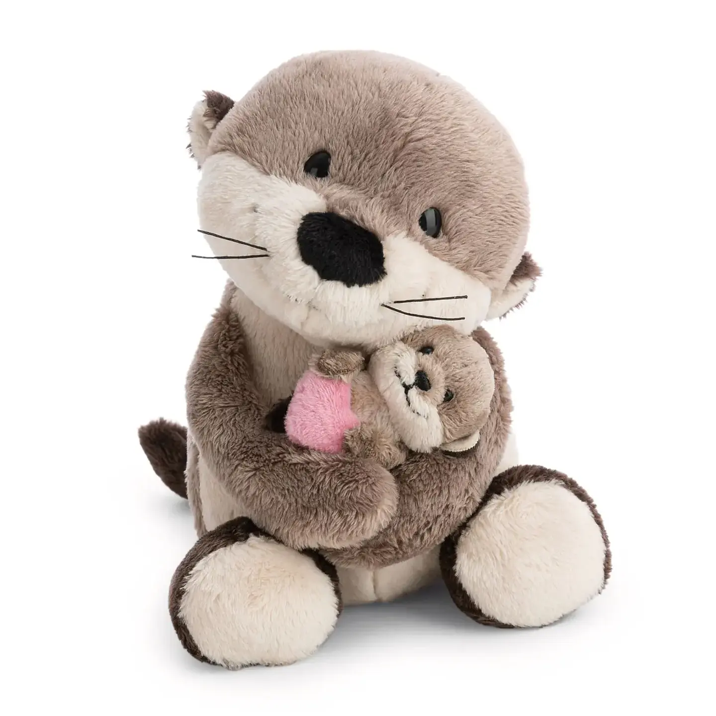 Little & Me | Peluche Lontra 20cm, c/bebé de 6cm 1