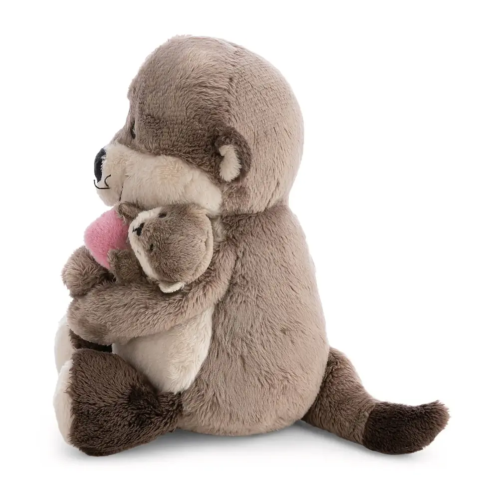 Little & Me | Peluche Lontra 20cm, c/bebé de 6cm 7