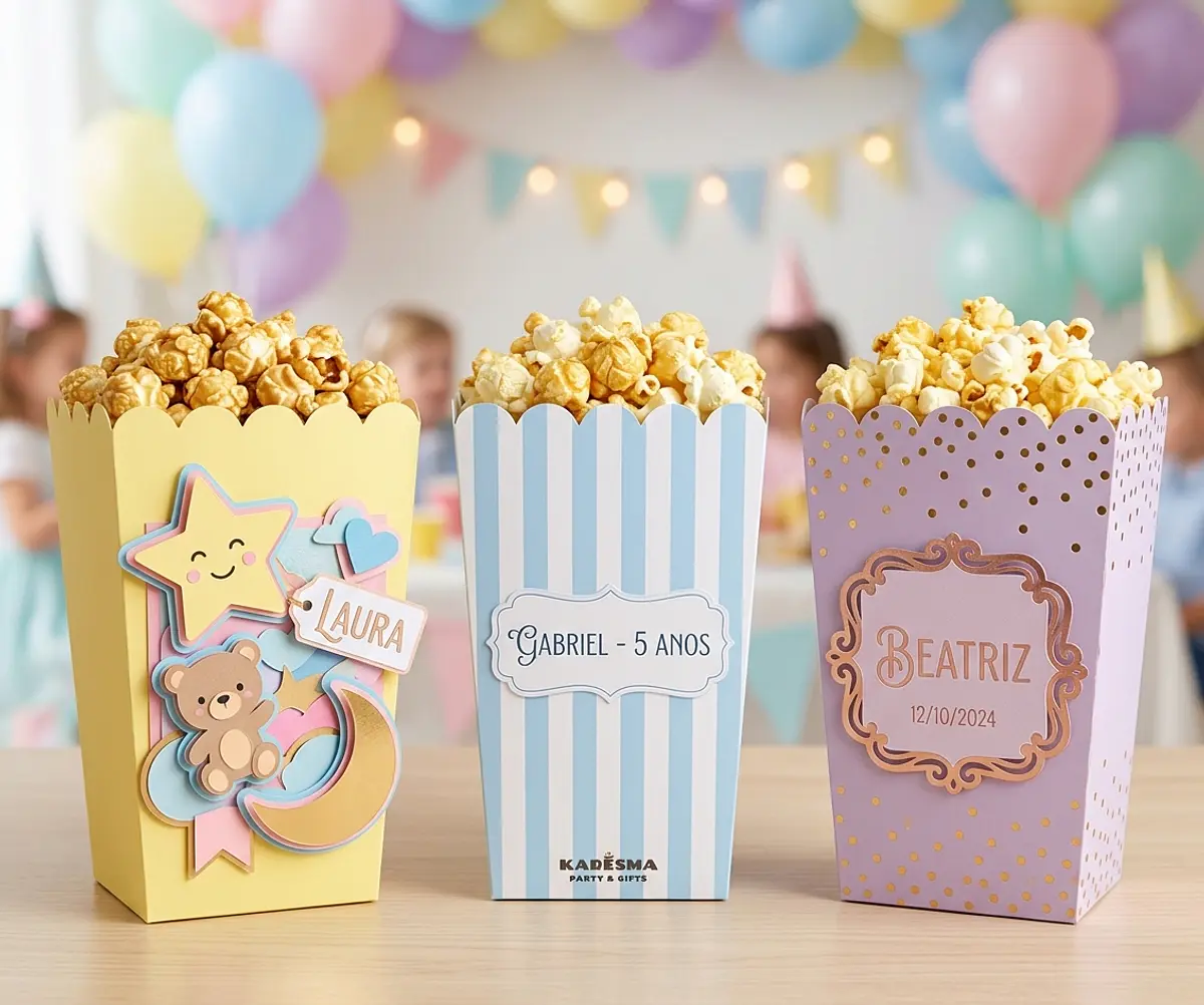Caixas Pipocas Personalizadas