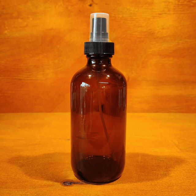 Botella Vidrio 240ml con Spray