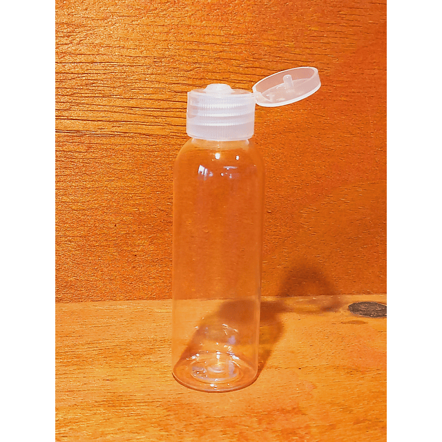 Botella Pet tapa Flip-Flop 60ml