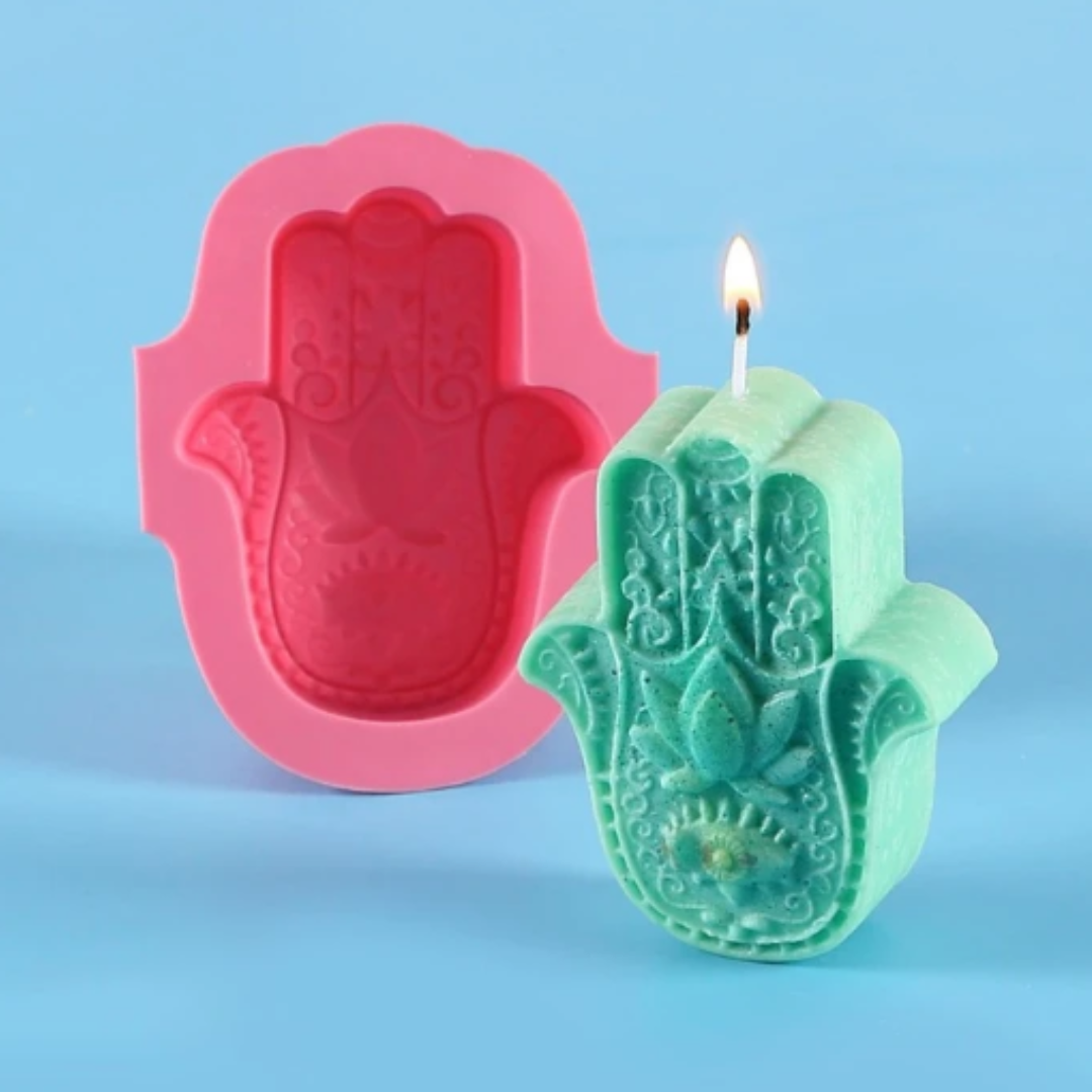 Molde Vela Mano de Fátima