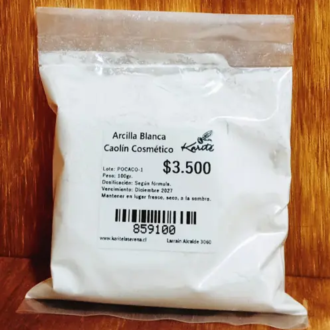 Caolin (Arcilla Blanca de uso Cosmetico) 2