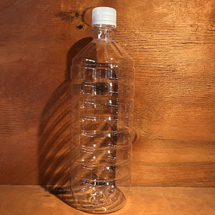 Botella 1 Lt PET con tapa de seguridad