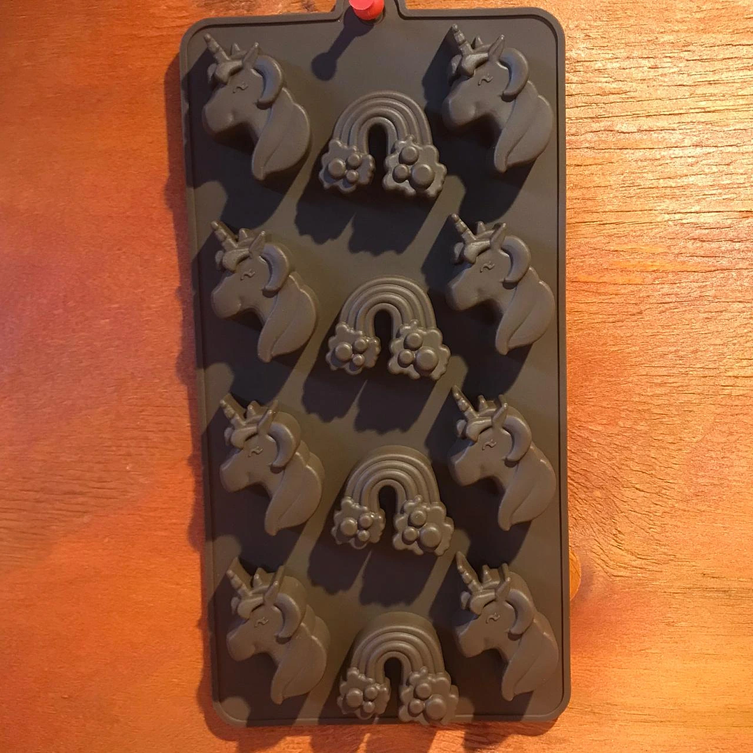 Molde Unicornio Arcoiris 1