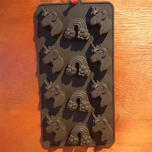 Molde Unicornio Arcoiris