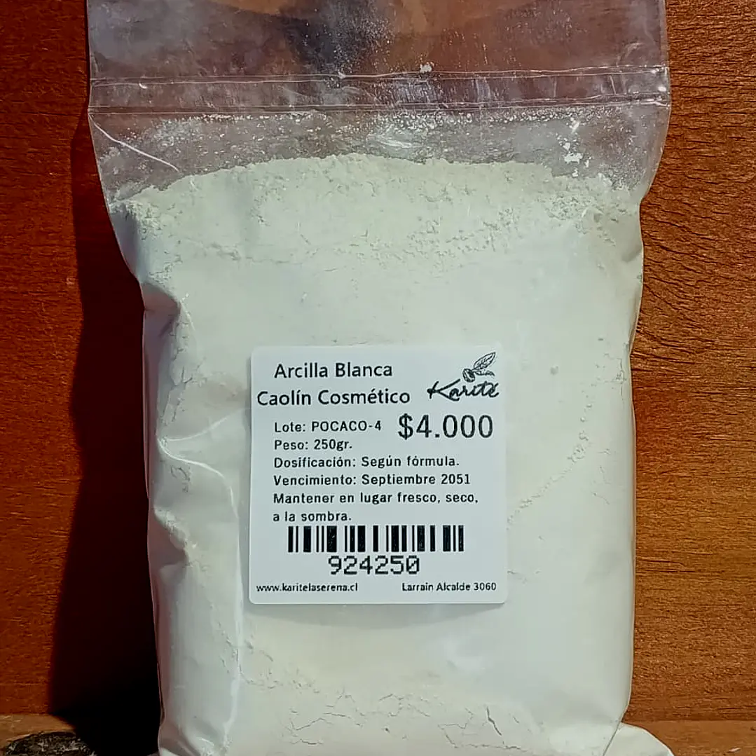 Caolin (Arcilla Blanca de uso Cosmetico) 2