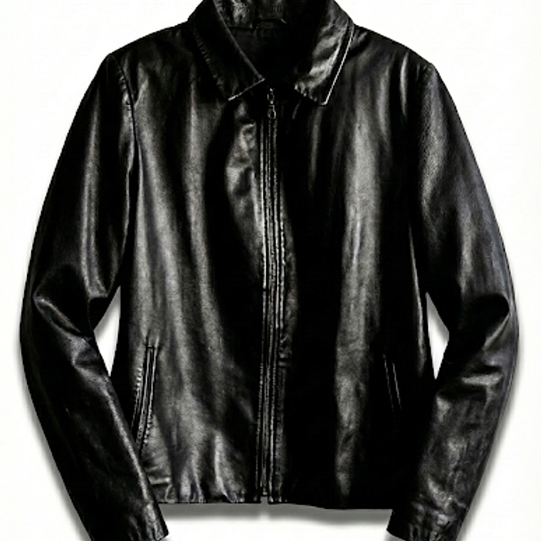 Chaqueta vintage 100% cuero 1