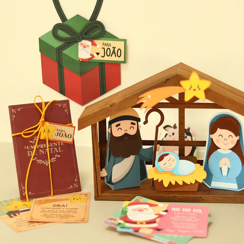 ARQUIVO DE CORTE Kit Caça ao Presente NATAL