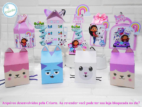 ARQUIVO DE CORTE CASA MÁGICA DA GABBY         