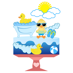 ARQUIVO DE CORTE Banheira e Pato