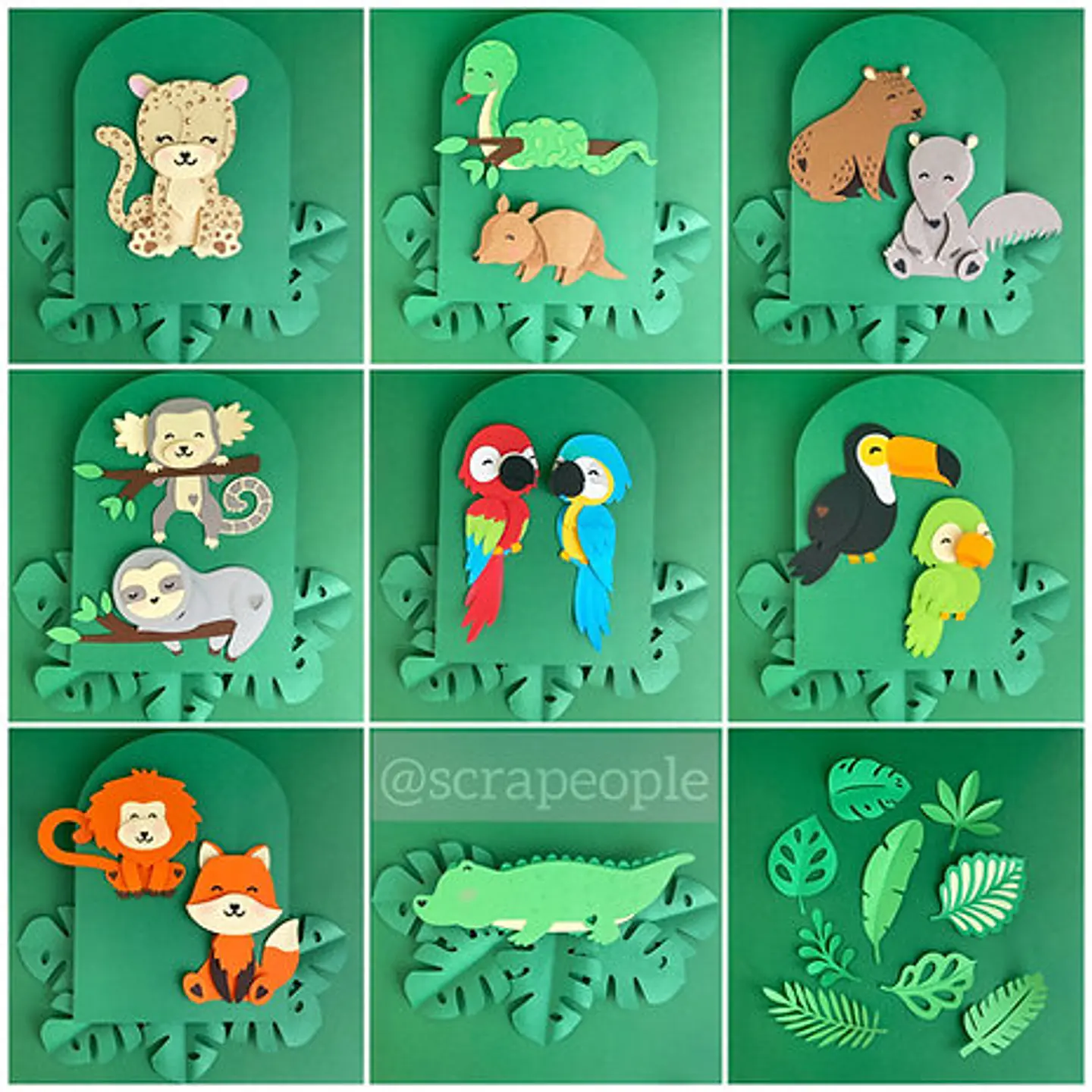 ARQUIVO DE CORTE TOPO Kit Fauna Brasileira  1