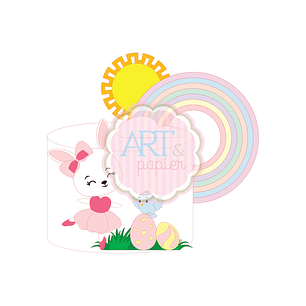 ARQUIVO DE CORTE Topo Coelha Bailarina  