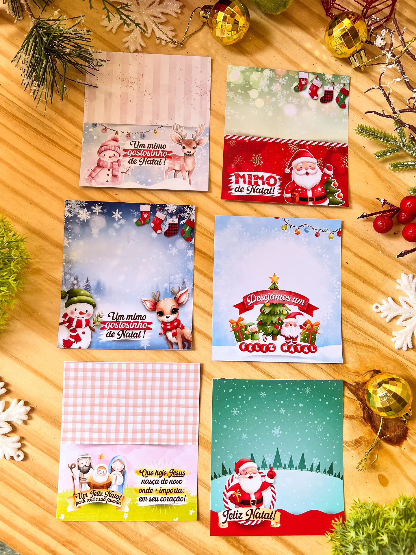 Arquivo de corte Balinhas e Cards Natal - Ilustracin 9